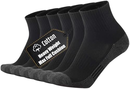 Cotton Low Cut Quarter Socks • Black 2