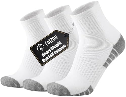 Cotton Low Cut Quarter Socks • White 3