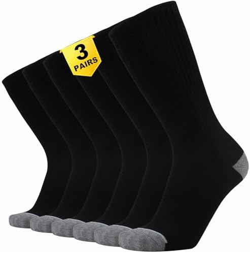 Cushion Crew Socks • Black 1