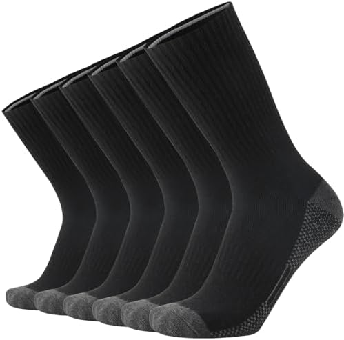 Cushion Crew Socks • Black 2