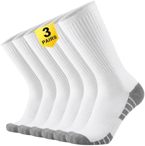 Cushion Crew Socks • White 3
