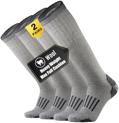 Merino Wool Knee High Boot Socks • Navy